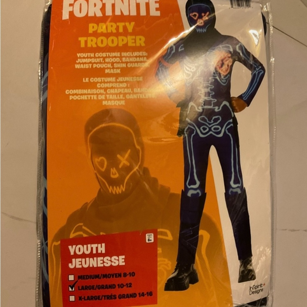 Party Trooper Youth Costume - Black and Blue